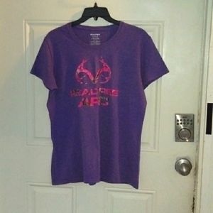 Realtree purple tee shirt
